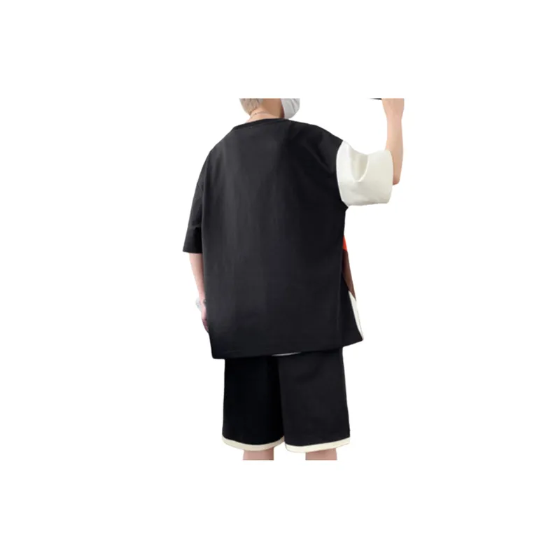 Short Sleeved Two Piece Sportswear-8
