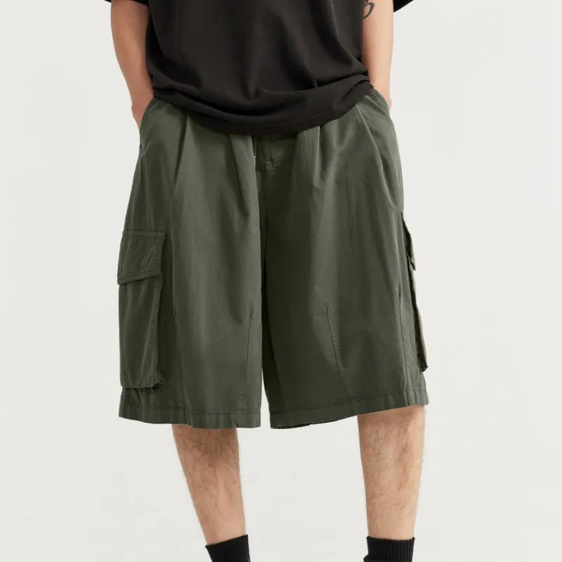 Simple Sporty Cotton Casual Shorts-4