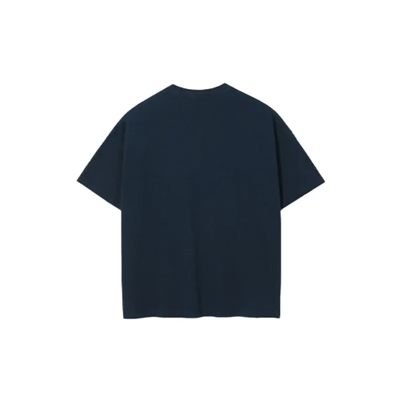 Washed Distress Cotton T Shirt-7