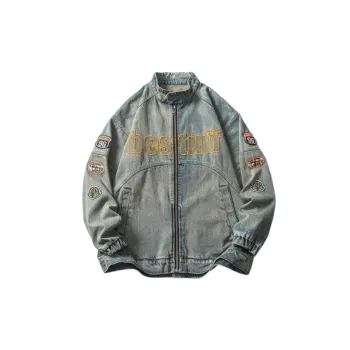 Retro Embroidered Denim Jacket