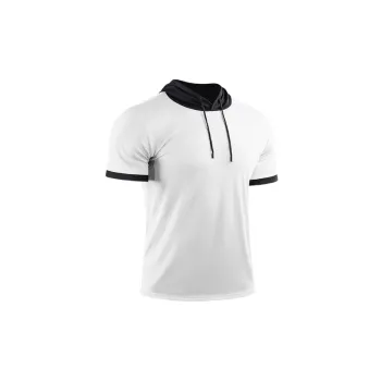 Sporty Short Sleeve Polyester T Shirt