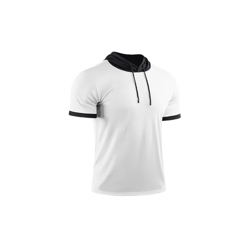 Sporty Short Sleeve Polyester T Shirt-10