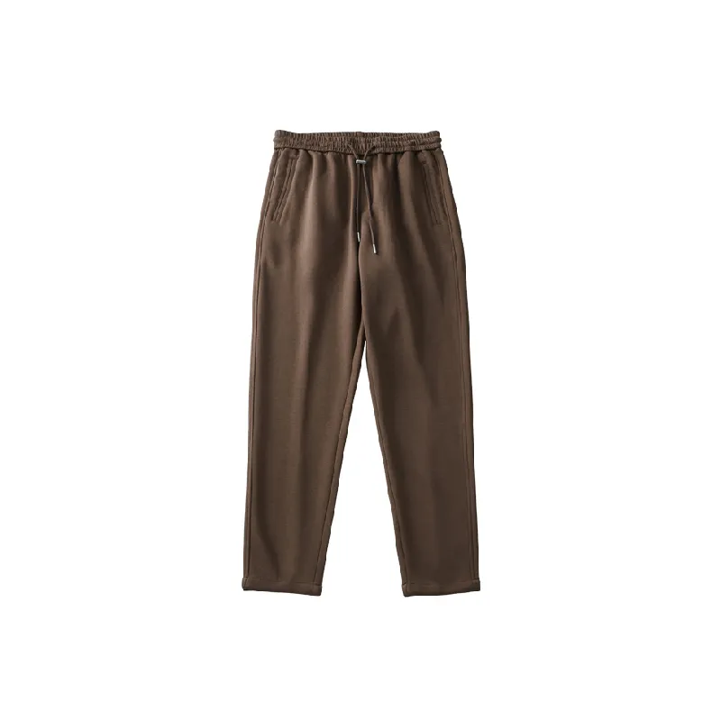 Fashionable Loose Cotton Blended Fabric Casual Pants-0