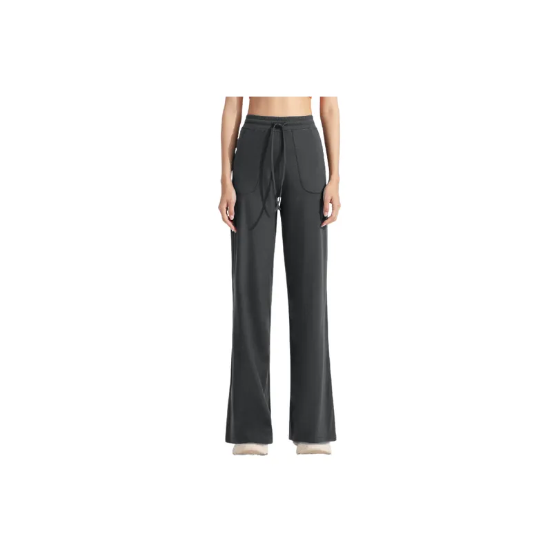 Sports Loose Nylon Casual Pants Women-3