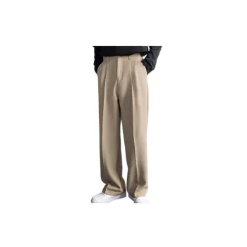 Casual Loose Plain Suit Trousers