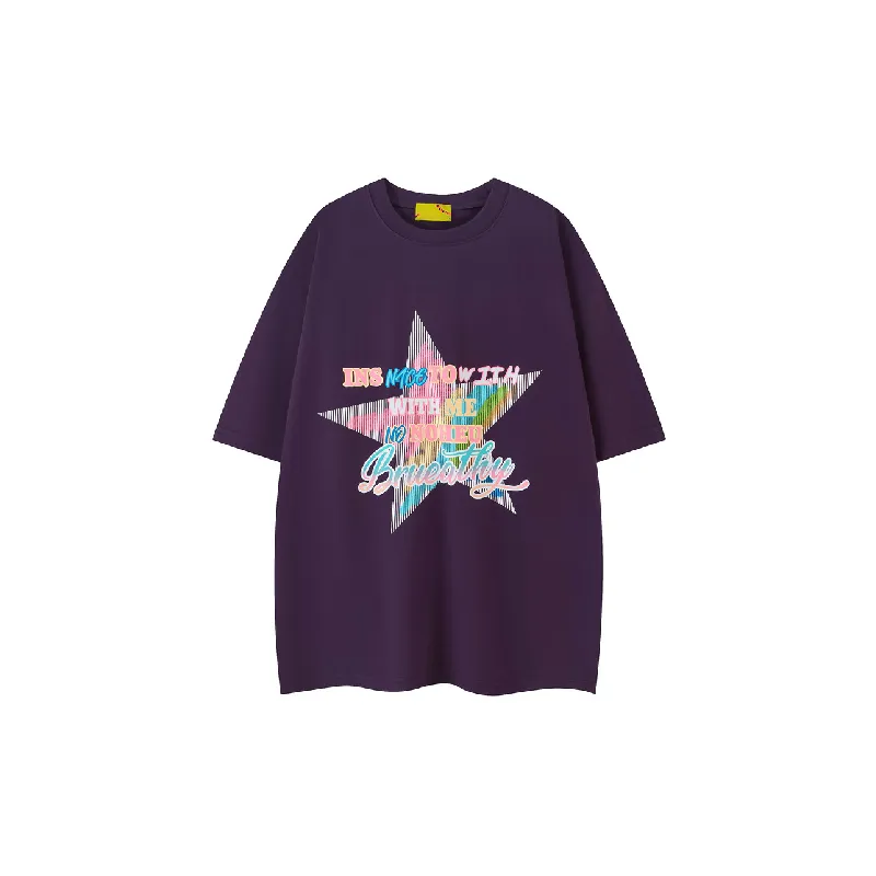 Retro Loose 100% Cotton T Shirt Unisex-0