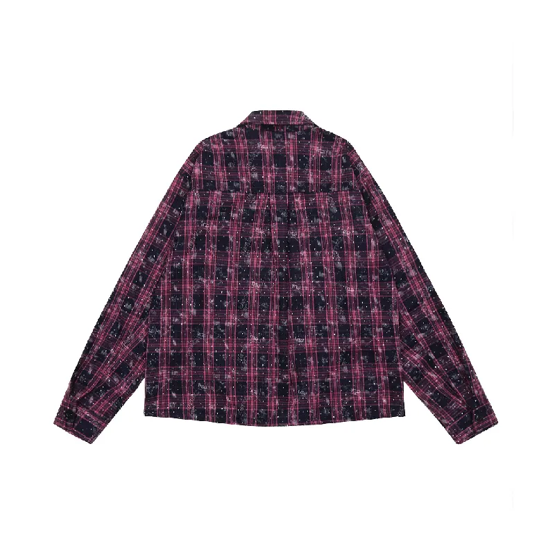 Casual Loose Cotton Blended Fabric Shirt-1