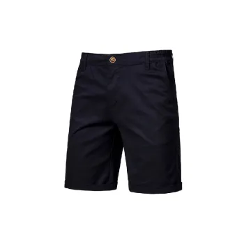 Simple Plain Cotton Casual Shorts Unisex