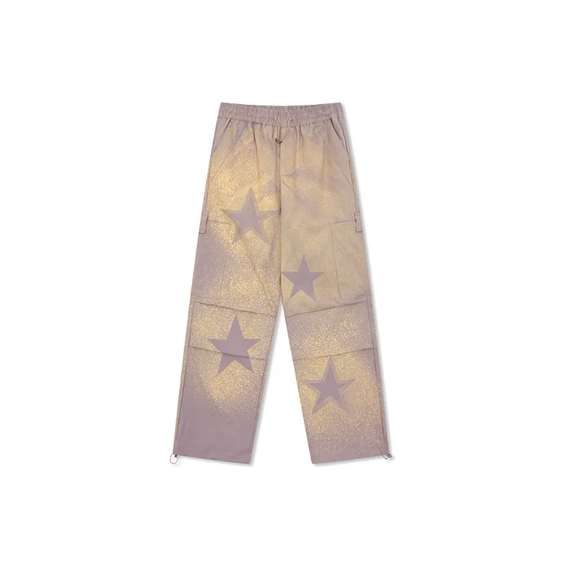 Star Spray Design Trousers