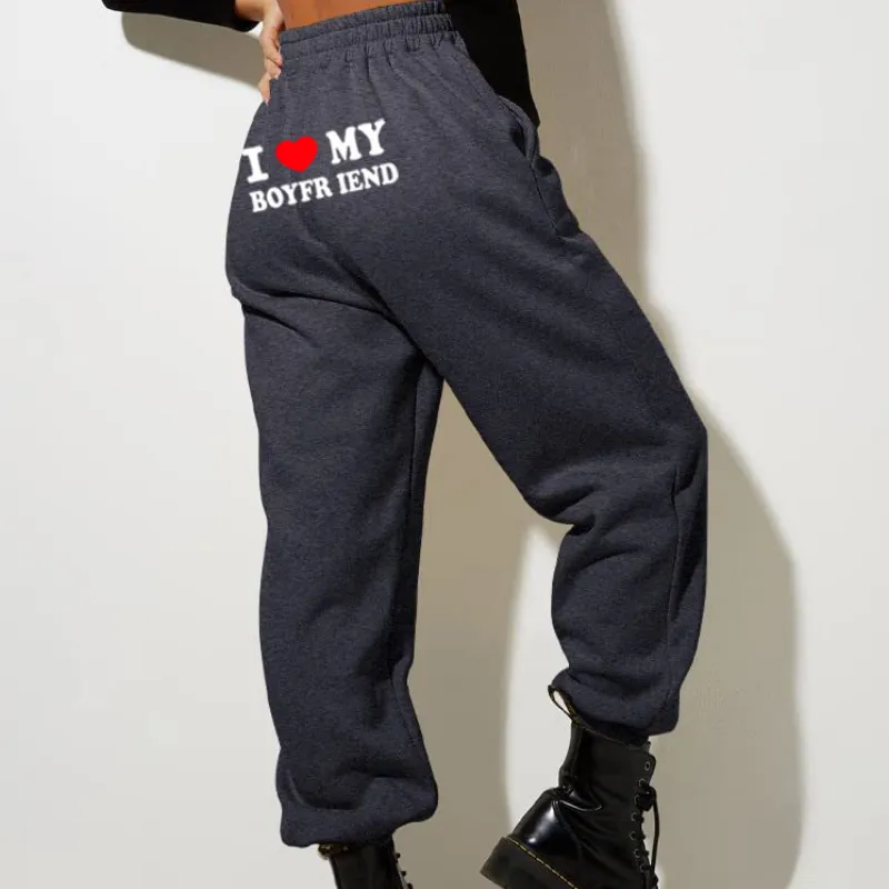 Retro Casual Knit Sweatpants-6