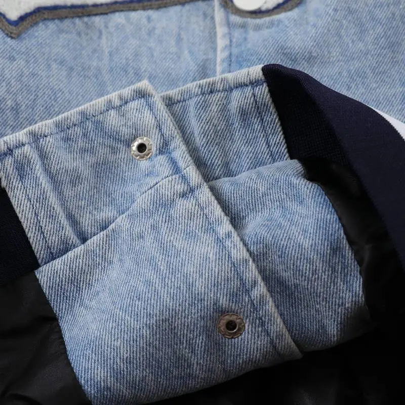 Retro Fashionable Denim Jacket-3