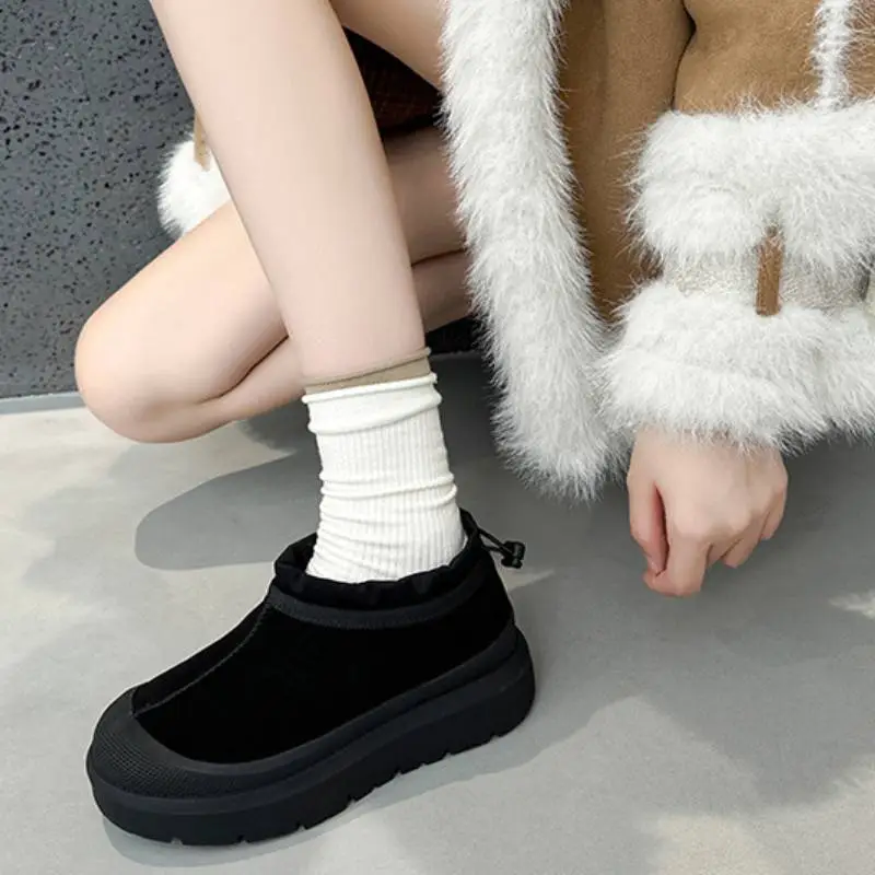 Fashionable Plain Snow Boots-7