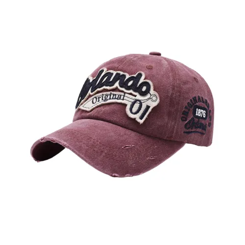 Retro Distress Peaked Cap