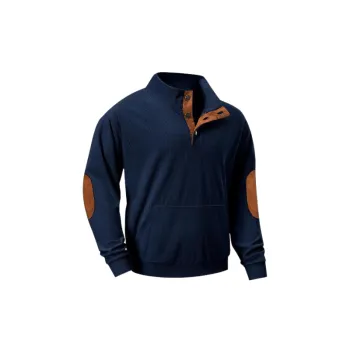 Casual Long Sleeve Corduroy Sweatshirt