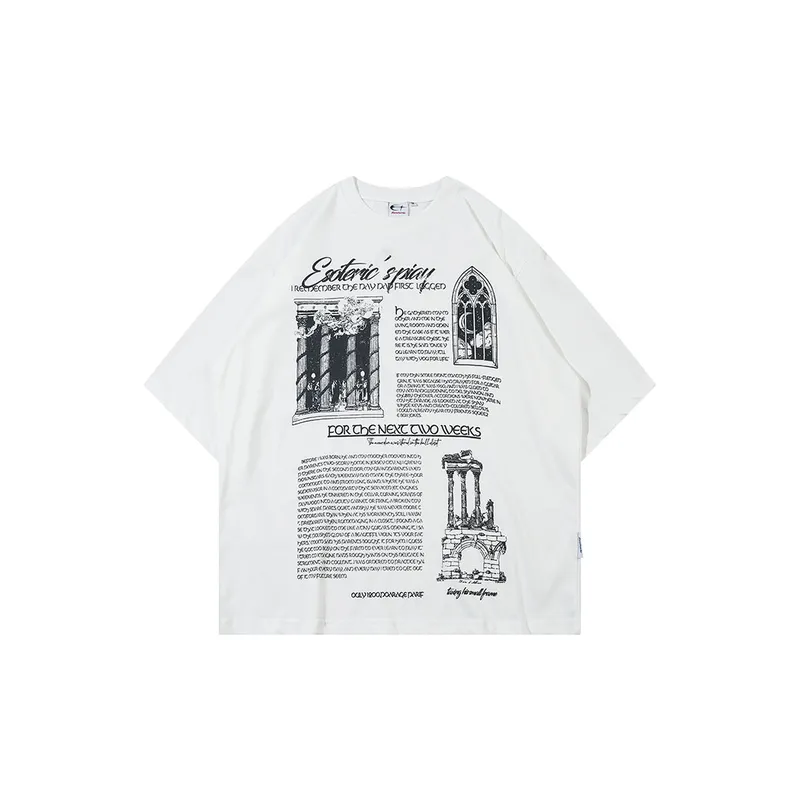 Hip Hop Printed Loose Couple Casual Trendy T shirt