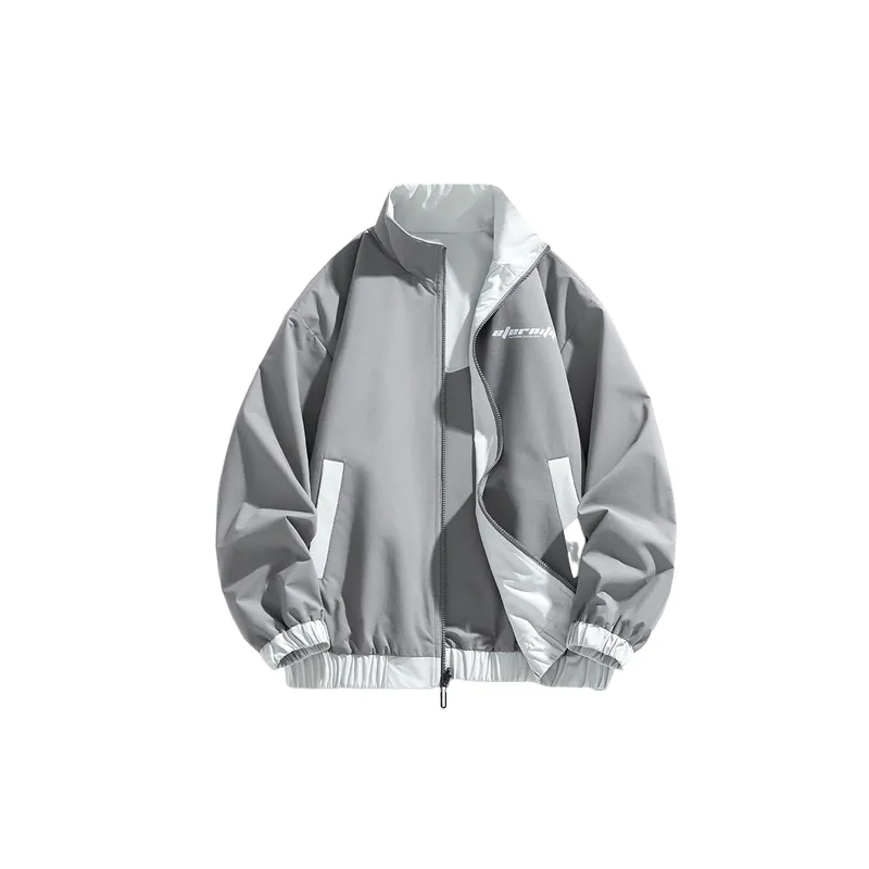 Fashionable Loose Blended Synthetic Fabrics Outdoor Jacket-0