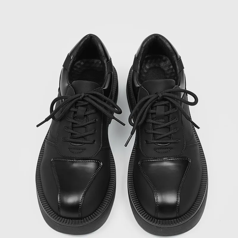Casual Plain Platform Shoes-1