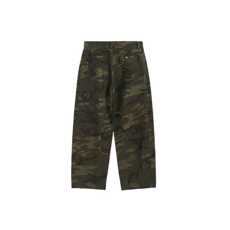 Street Loose Cotton Cargo Pants-3