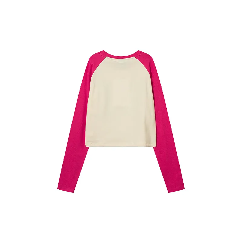 Cute Long Sleeve Cotton T Shirt Women-3