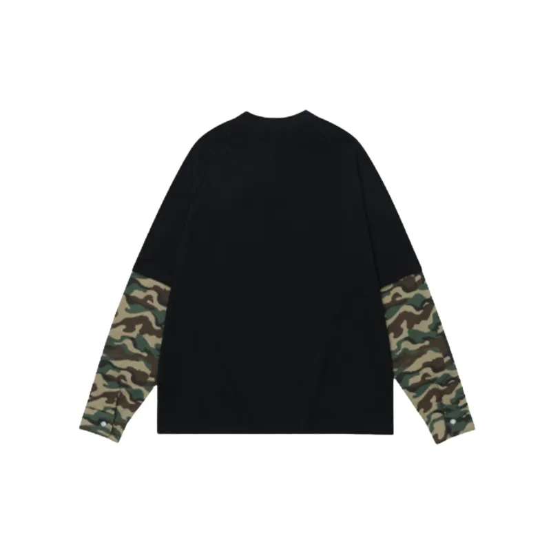 Casual Loose Combed Cotton T Shirt-1