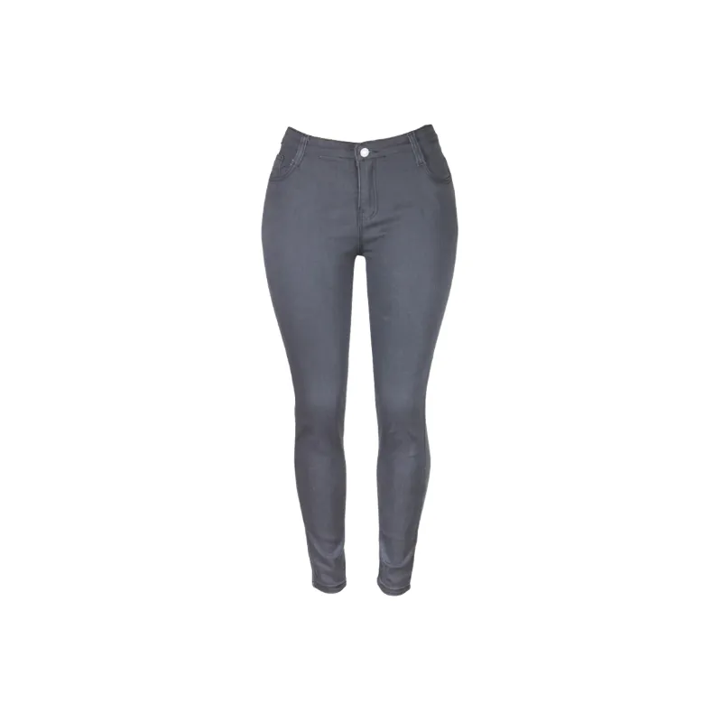 Casual Plain Jeans Women-8
