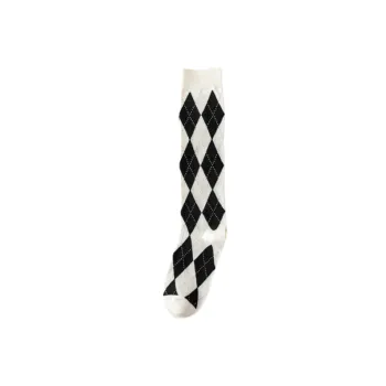 Cute Fashionable Polyester Cotton Mid Calf Sock