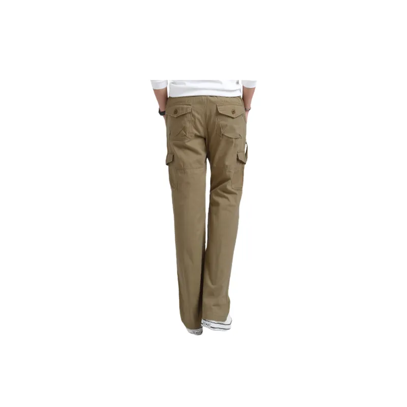 Casual Loose Cotton Cargo Pants-2