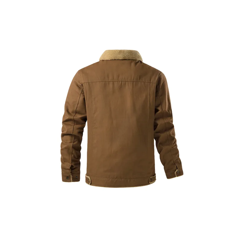 Casual Warm Cotton Jacket-7