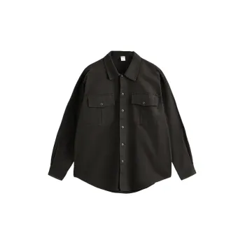 Casual Plain 100% Cotton Shirt