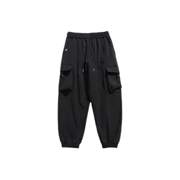 Three Dimensional Multi Pocket Wide leg Outdoor Work Pants