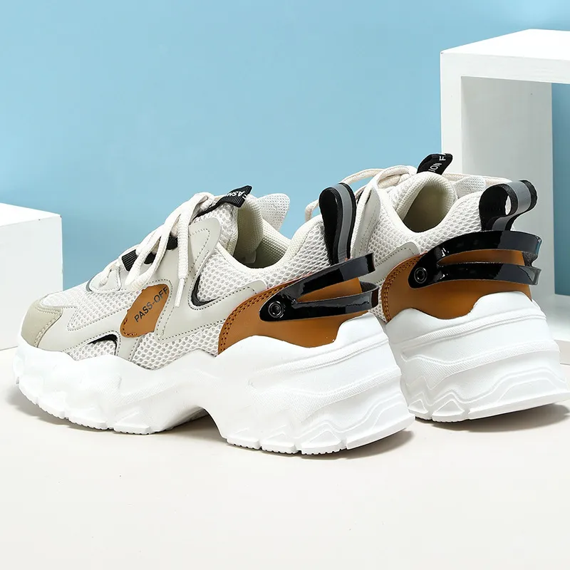 Breathable Casual Chunky Sneakers-11