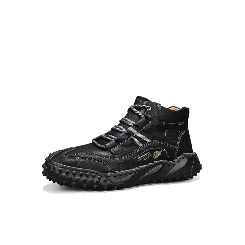 HUGO Icelin Runn Sneakers met contrasterend logo in zwart rood