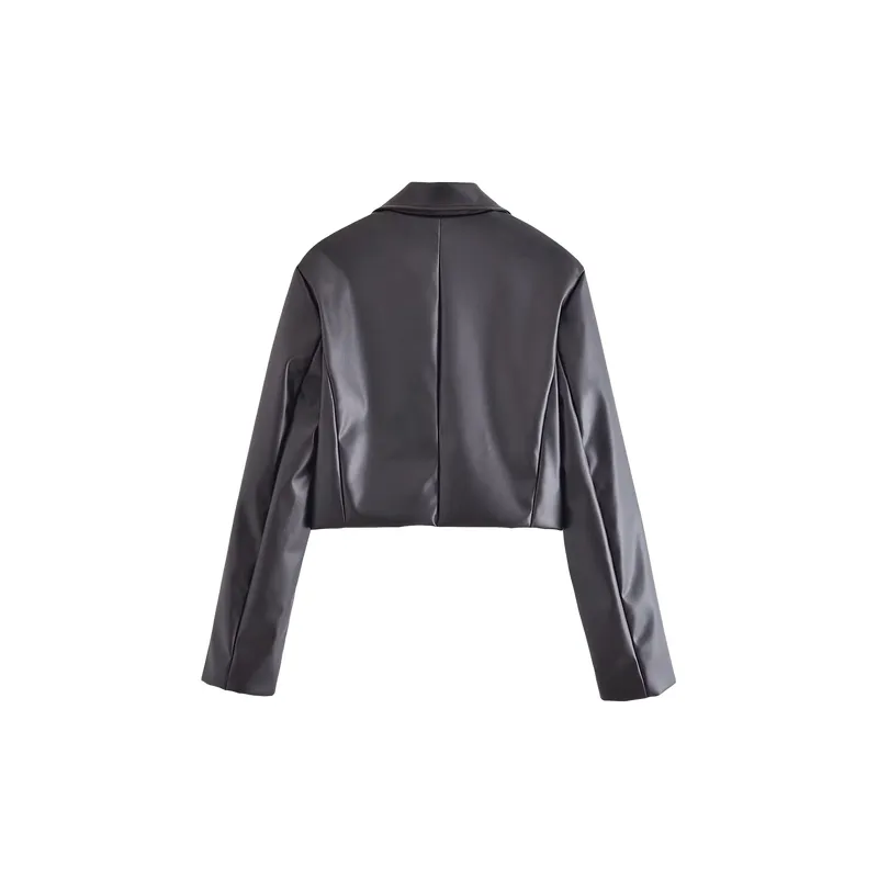 Casual Fashionable Polyester Jacket Women-1