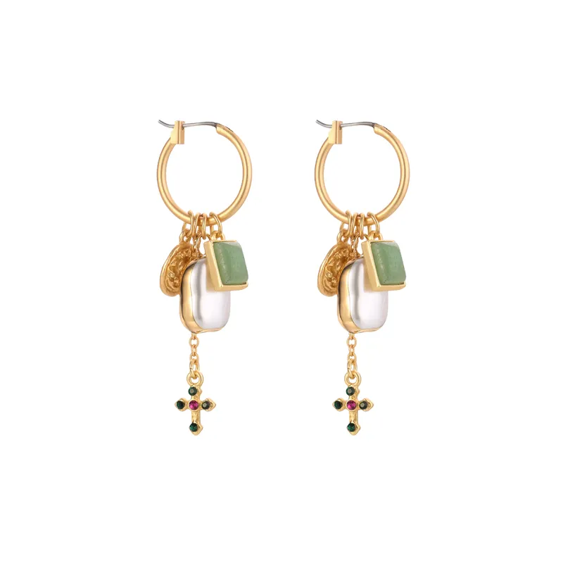 Fashionable Metal Earring-0