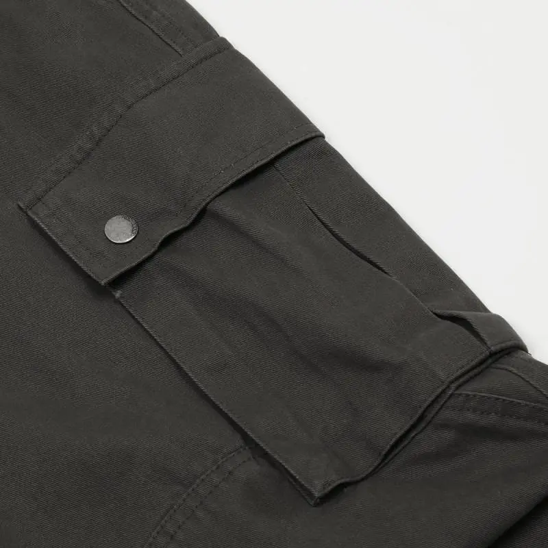 Casual Loose Cotton Cargo Pants-5