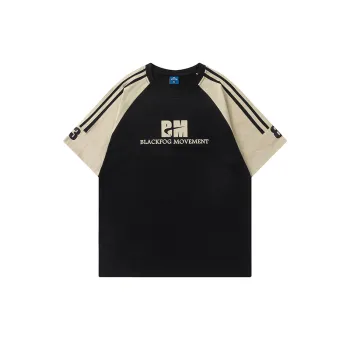 Trendy Loose Contrast T Shirt