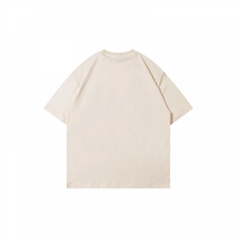 Simple Loose 100% Cotton T Shirt-2