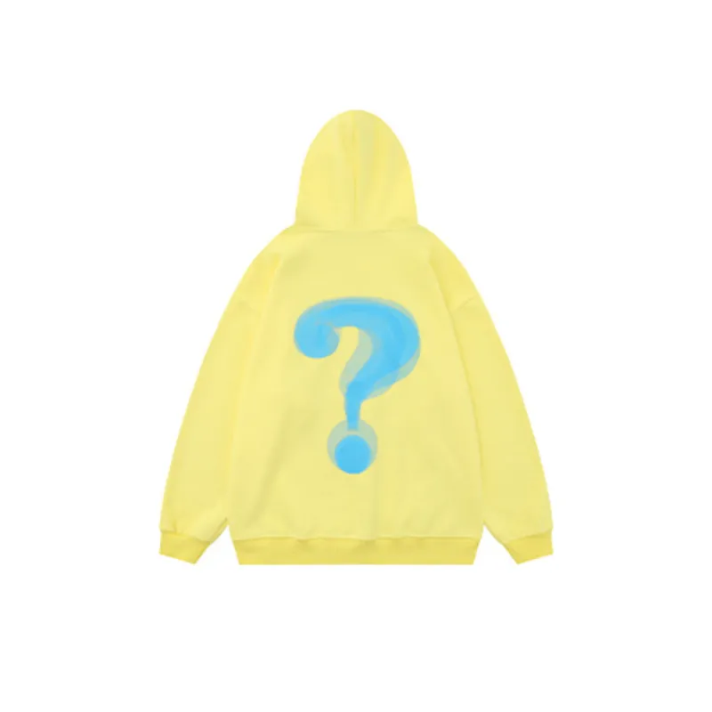 Retro Letter Printed Loose Hoodie-7
