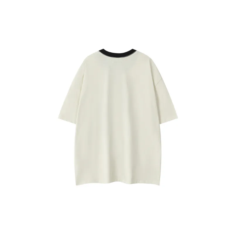 Retro Cute Cotton T Shirt Unisex-5