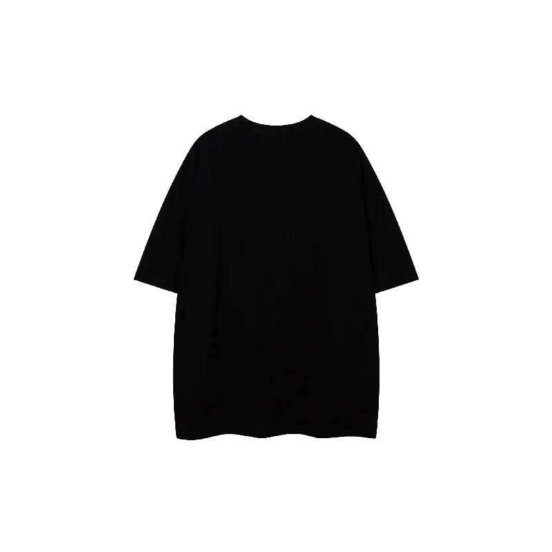 Cartoon Letter 100% Cotton T Shirt-1
