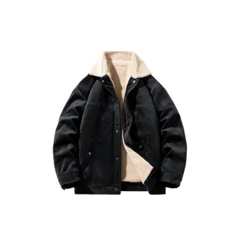 Retro Plus Velvet Warm Cotton Coat