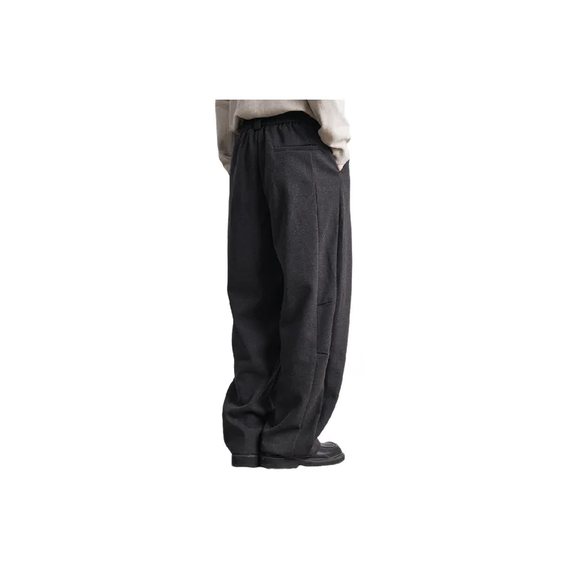 Casual Loose Suit Trousers-1