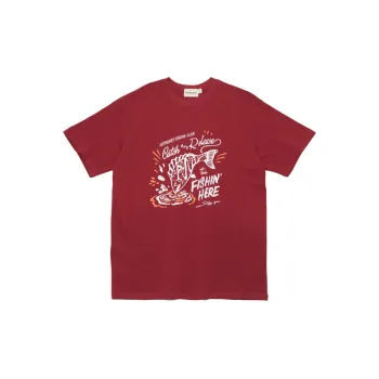 Summer Vintage Printed Design Street Short Sleeve T Shirt Trendy Brand Loose Casual Top