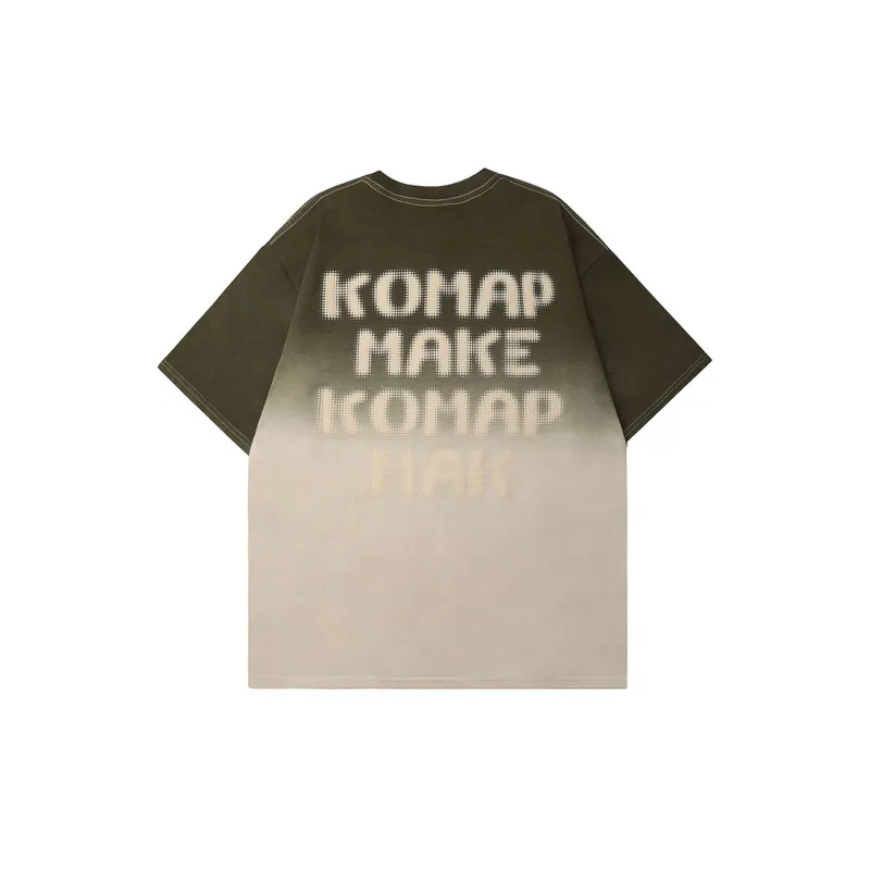 Trendy Gradient Love Letter T Shirt-7