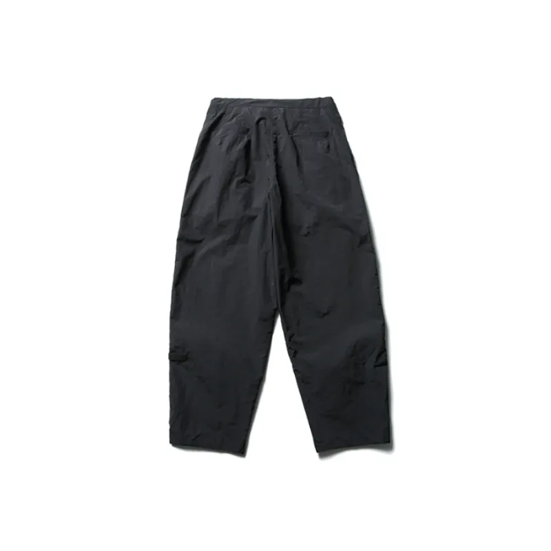 Retro inspired Functional Design Pleated Drawstring Paratrooper Pants-1