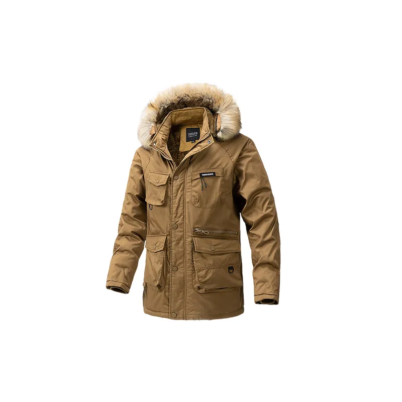 Washed Loose Cotton Quilted Jacket Unisex-0
