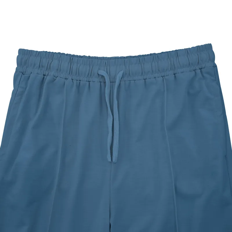Fashionable Loose Straight Leg Casual Pants-4