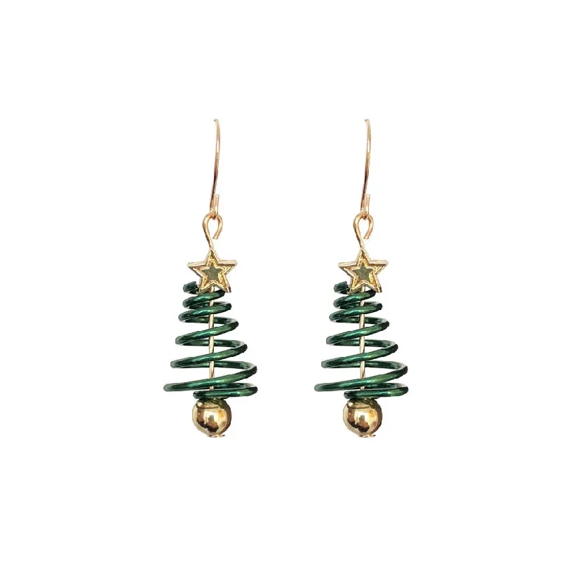 Party Star Christmas Earring-0