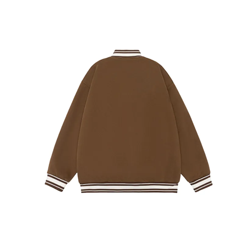 Loose Fashionable Cotton Blended Fabric Jacket-1