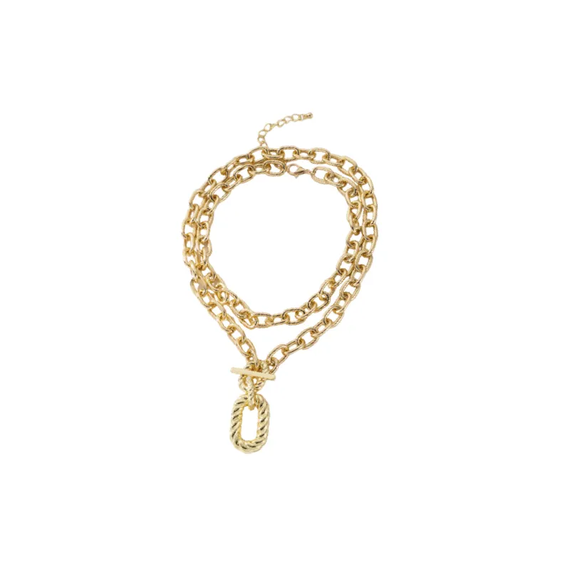 Fashion All Match Multi Layer Necklace-0